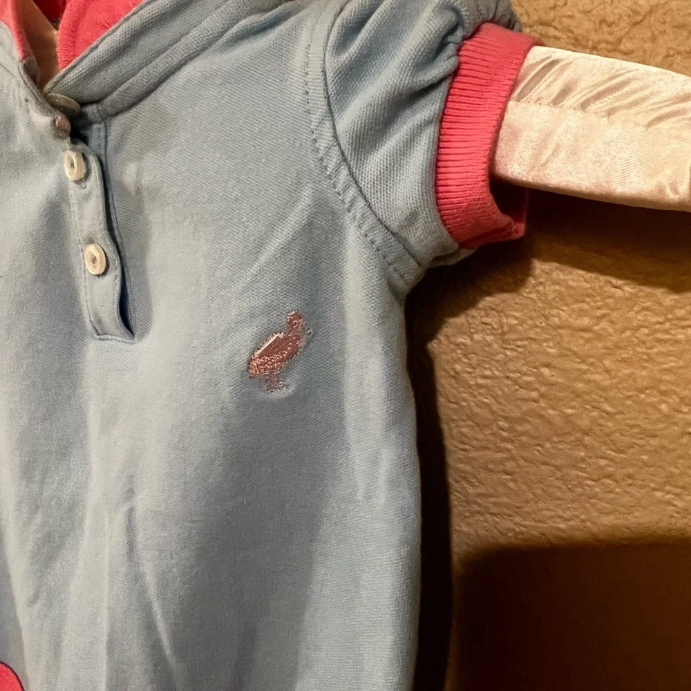 The Beaufort Bonnet Company | TBBC | Polo Bubble Onesie in Pink and Blue